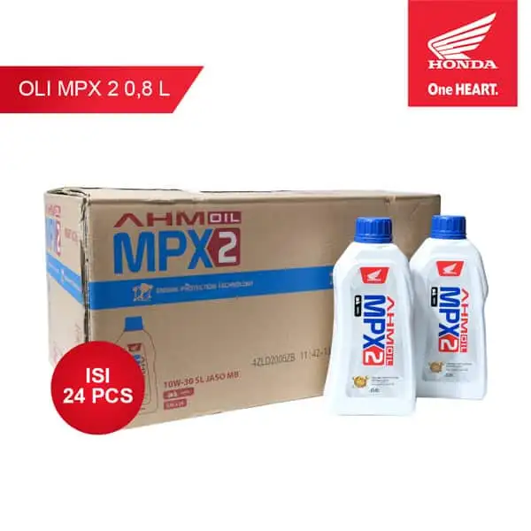 Oli Motor Matic MPX2 0.8 L (Paket Dus)